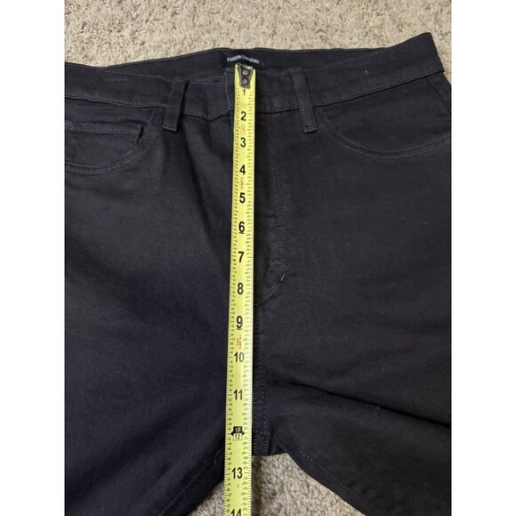 NWT FAVORITE DAUGHTER The Vivi Jeans Black High Waist Long Straight Basic 31x32 - Picture 9 of 10